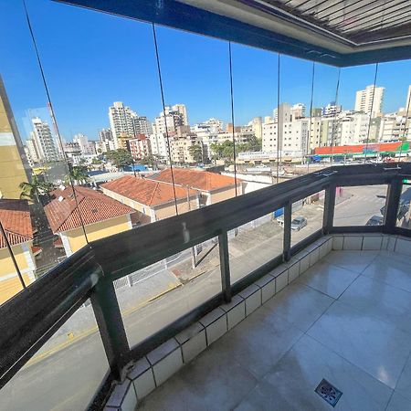 Apartamento com Varanda e Suíte Enseada Guarujá Esterno foto