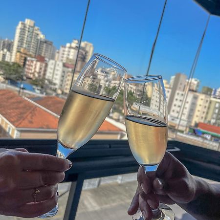 Apartamento com Varanda e Suíte Enseada Guarujá Esterno foto