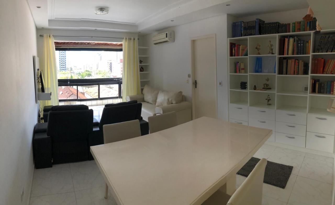 Apartamento com Varanda e Suíte Enseada Guarujá Esterno foto