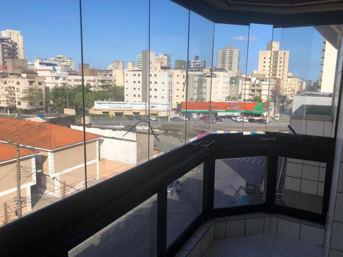 Apartamento com Varanda e Suíte Enseada Guarujá Esterno foto