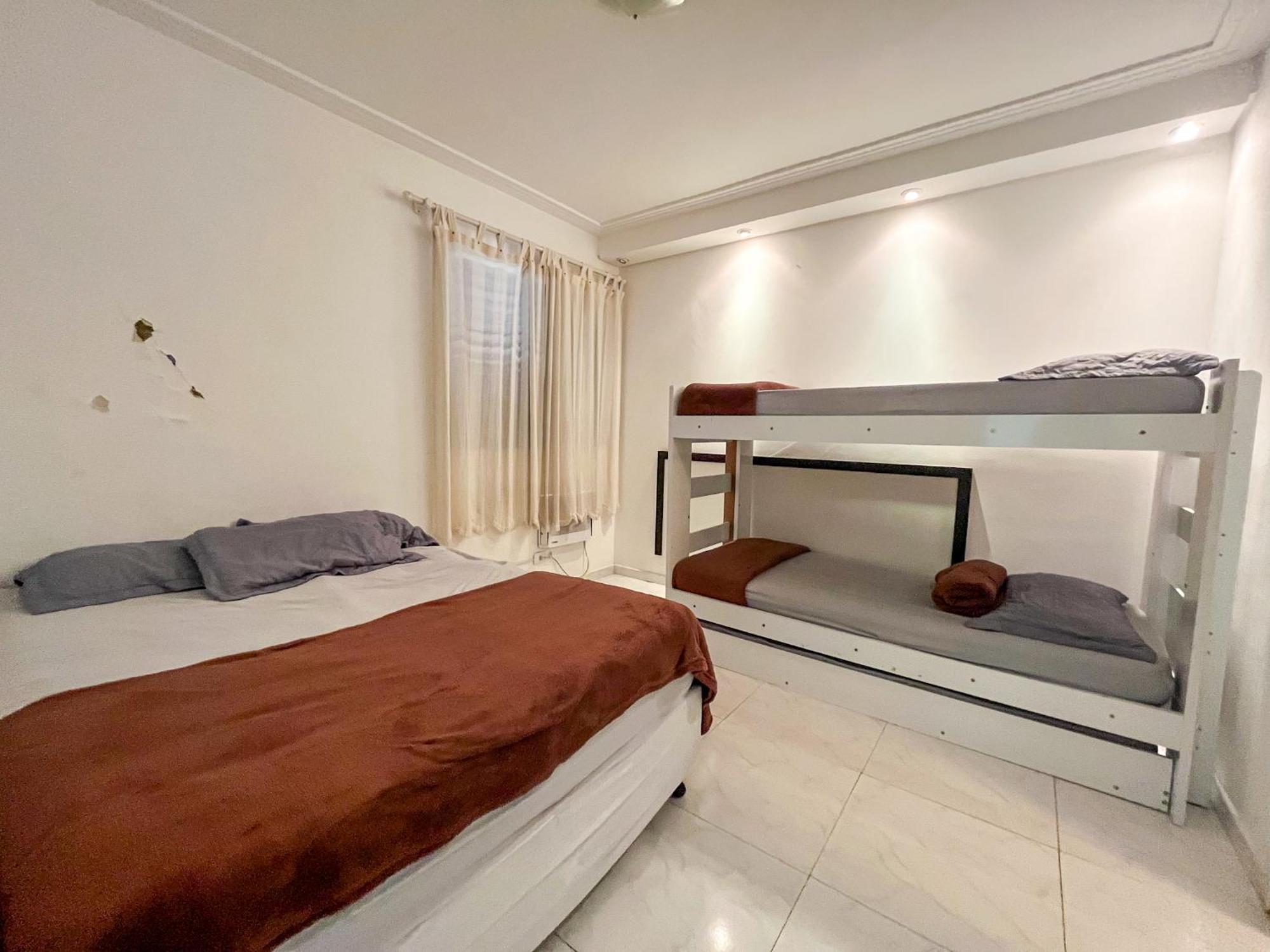 Apartamento com Varanda e Suíte Enseada Guarujá Esterno foto