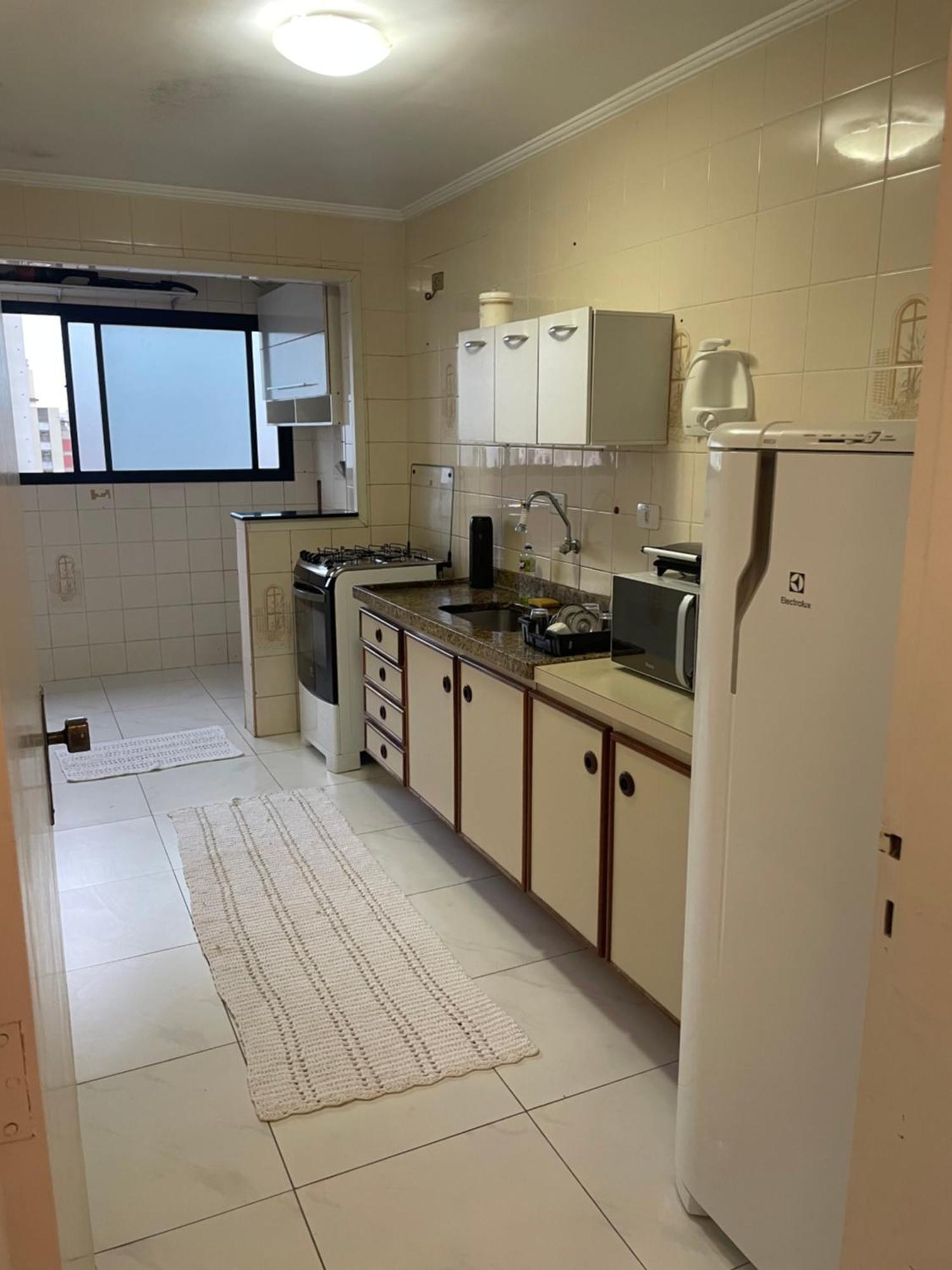 Apartamento com Varanda e Suíte Enseada Guarujá Esterno foto