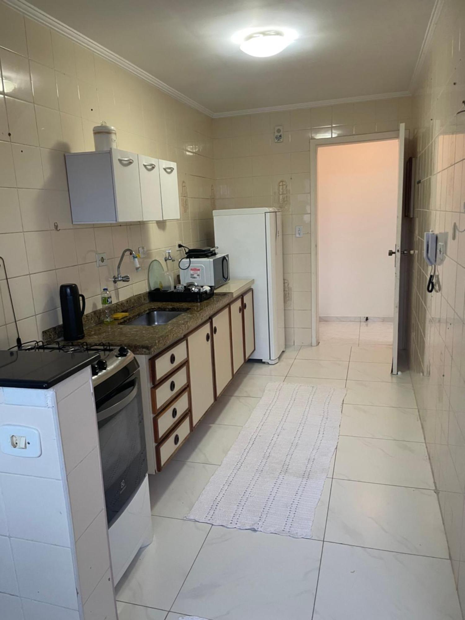 Apartamento com Varanda e Suíte Enseada Guarujá Esterno foto